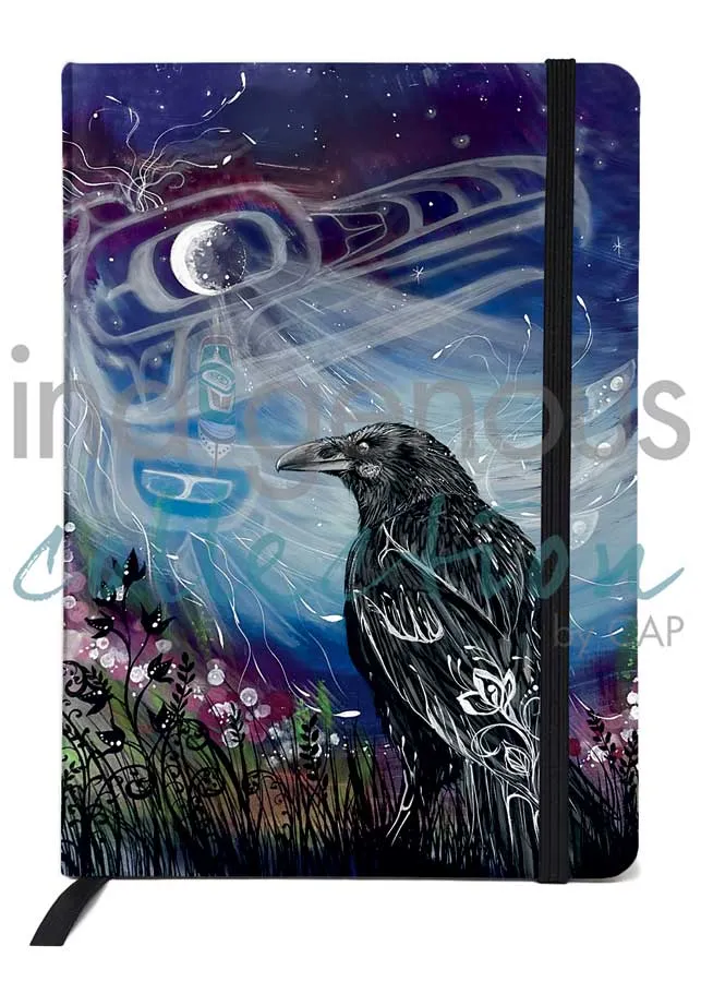 "Midnight Whisper" Hard Cover Journal, by Metis artist Karen Erickson