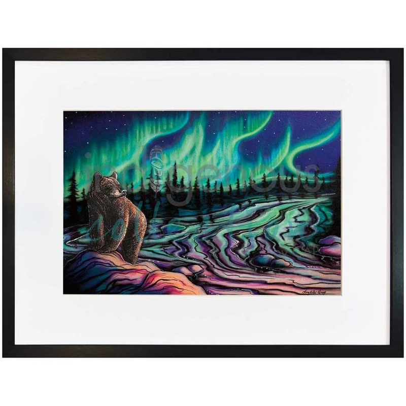 "Sky Dance - Northern Light" Wall Art by Métis artist Amy Keller-Rempp