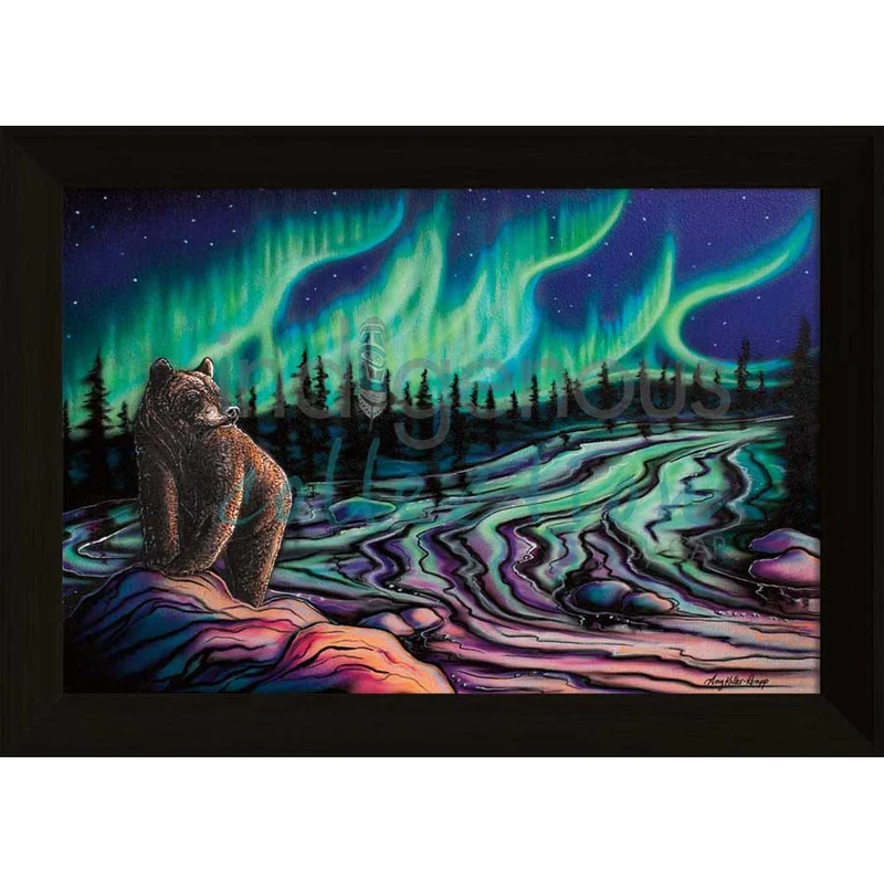 "Sky Dance - Northern Light" Wall Art by Métis artist Amy Keller-Rempp