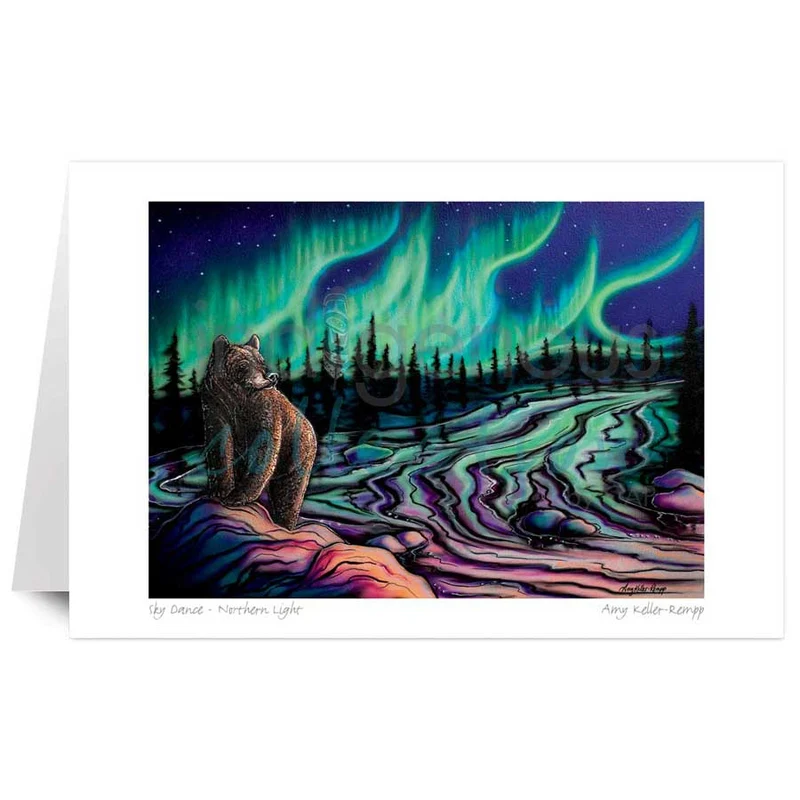 "Sky Dance - Northern Light" Wall Art by Métis artist Amy Keller-Rempp