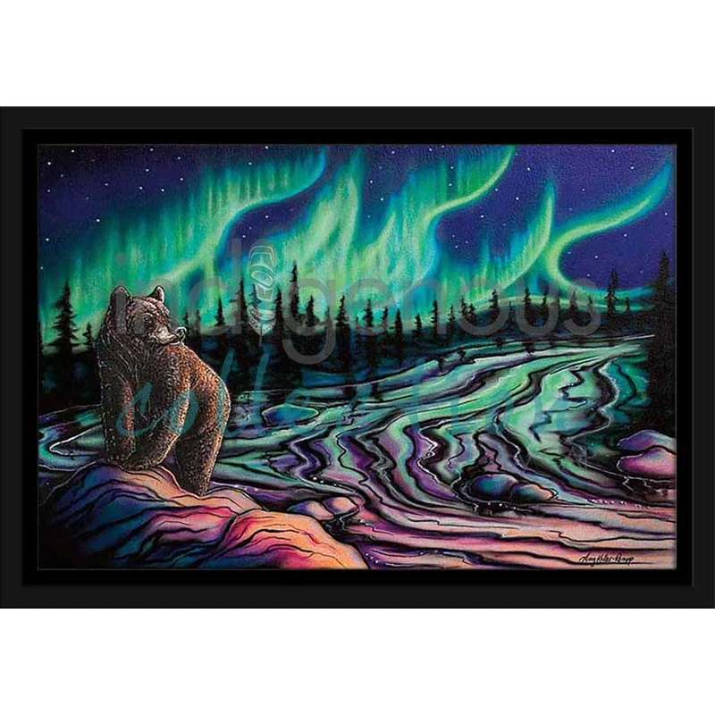 "Sky Dance - Northern Light" Wall Art by Métis artist Amy Keller-Rempp