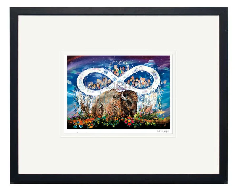 "Métis People" Wall Art by Métis artist Carla Joseph