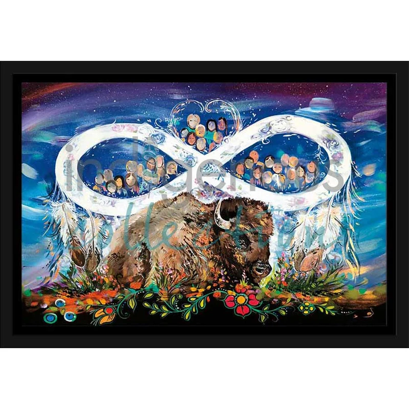 "Métis People" Wall Art by Métis artist Carla Joseph