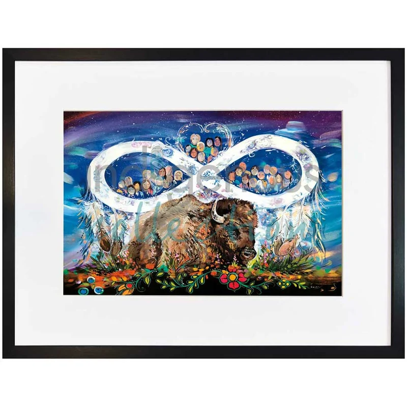 "Métis People" Wall Art by Métis artist Carla Joseph