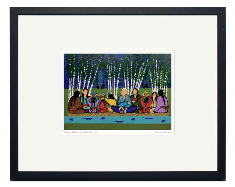 "Giving Thanks for Who We Are" Wall Art by Cree/Ojibway artist Simone McLeod