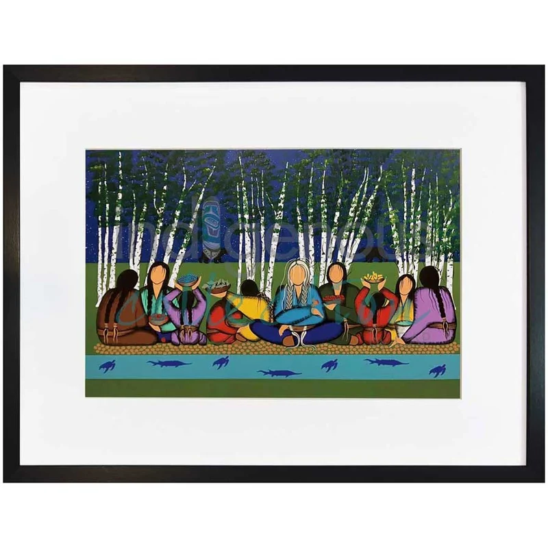 "Giving Thanks for Who We Are" Wall Art by Cree/Ojibway artist Simone McLeod