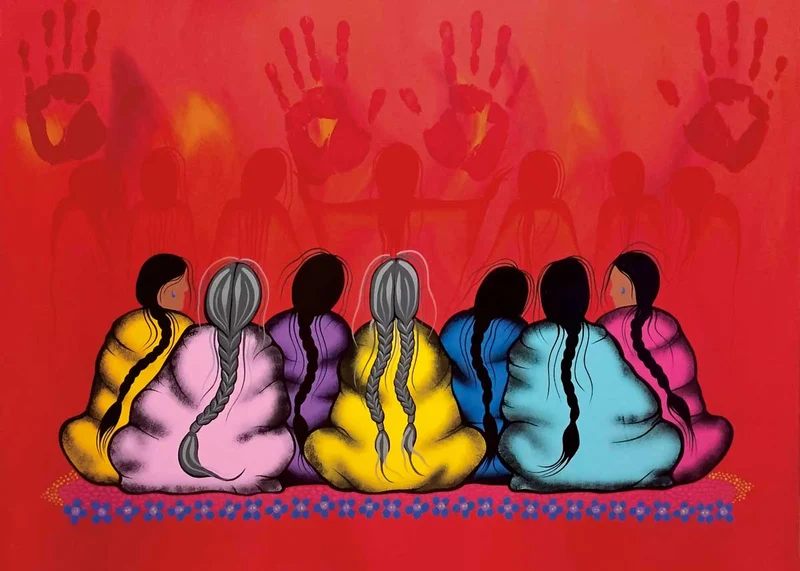 "The Sacredness of Women" Wall Art by Cree/Ojibway artist Simone McLeod
