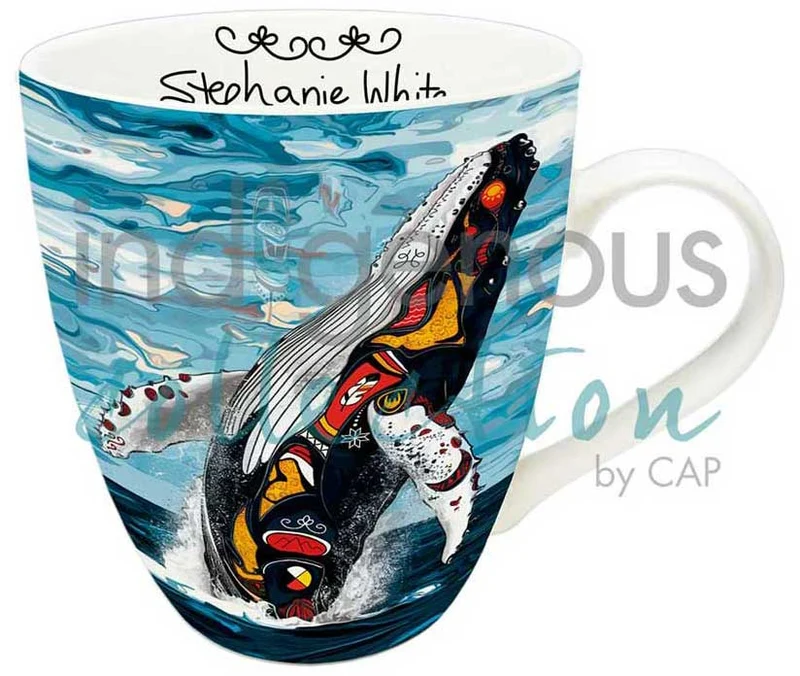 "Spirit Whale" Mug - artwork by Indigenous Artist, Stephanie White