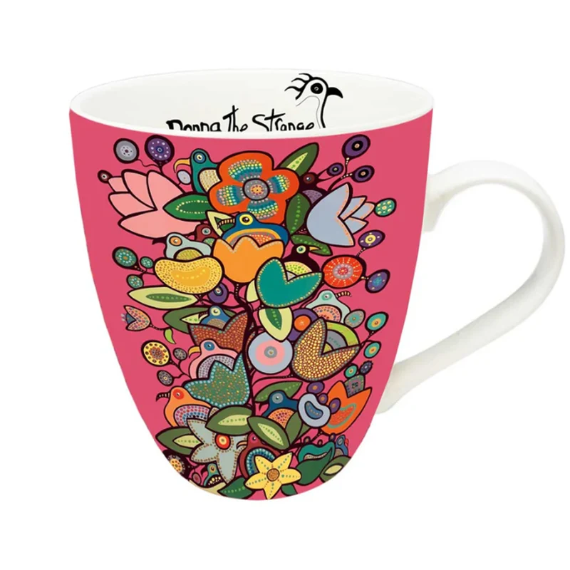 18 oz Tree of Life III Mug by Donna "The Strange" Langhorne