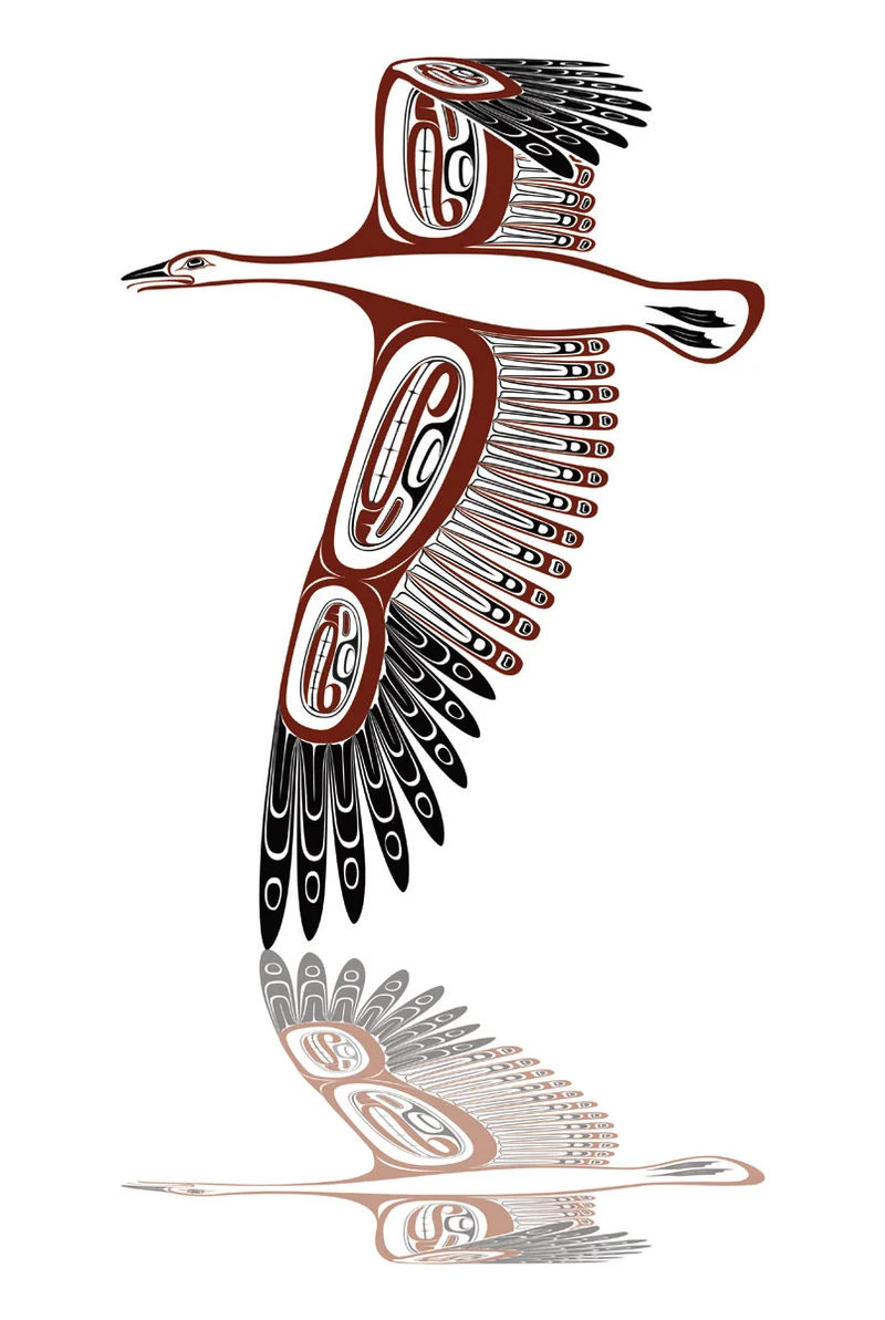 "Snow Goose" Wall Art by Indigenous artist Todd Baker