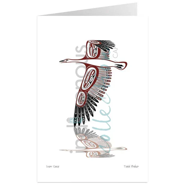 "Snow Goose" Wall Art by Indigenous artist Todd Baker