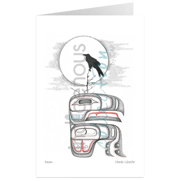 Raven Wall Art, artwork by Indigenous artist Charlie Silverfox