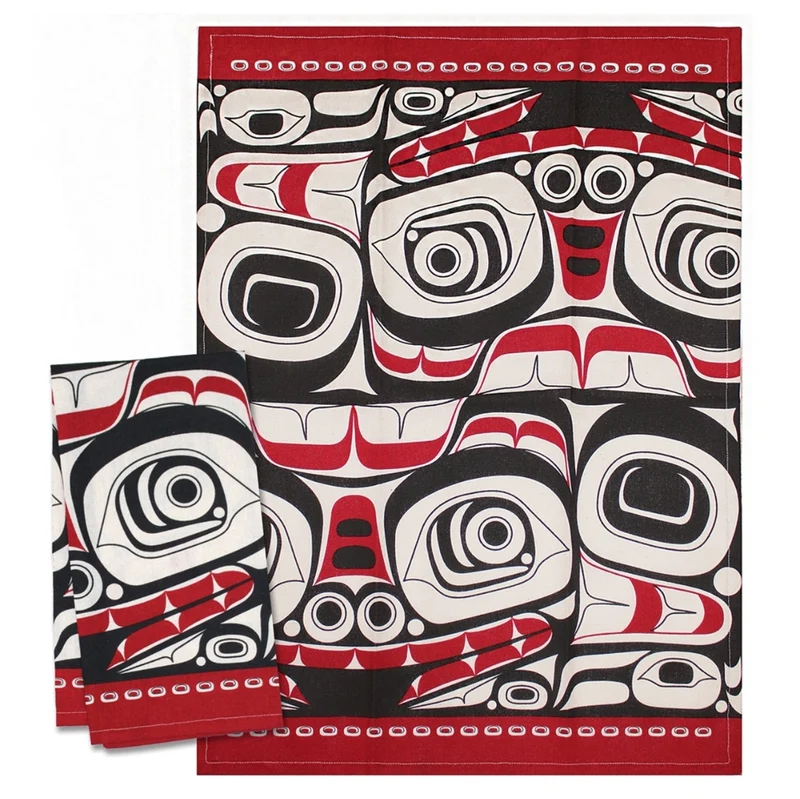 Cotton Tea Towel, Matriarch Bear by Morgan Asoyuf - shipping late June / July