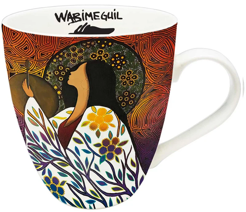 Ancestral Song 18 oz mug by Cree Artist Betty Albert