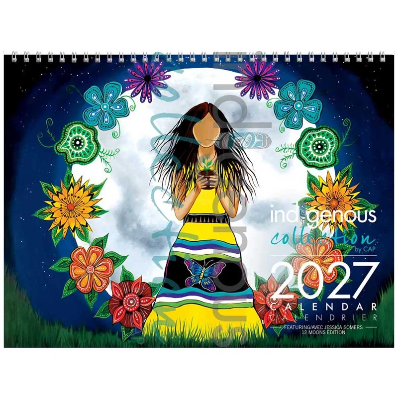 2027 Calendar by Jessica Somers 12 Moons