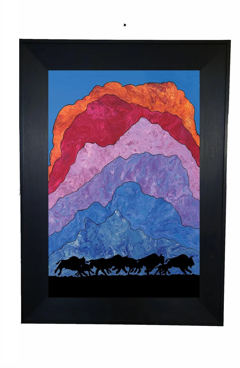 Thunder Wall Art by Victoria McKinney – Indigenous Art Print Canada