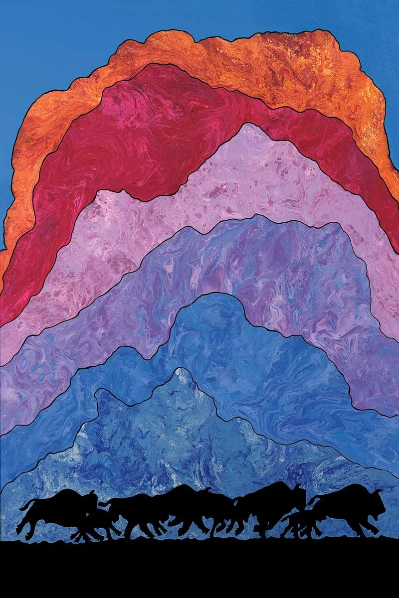 Thunder Wall Art by Victoria McKinney – Indigenous Art Print Canada
