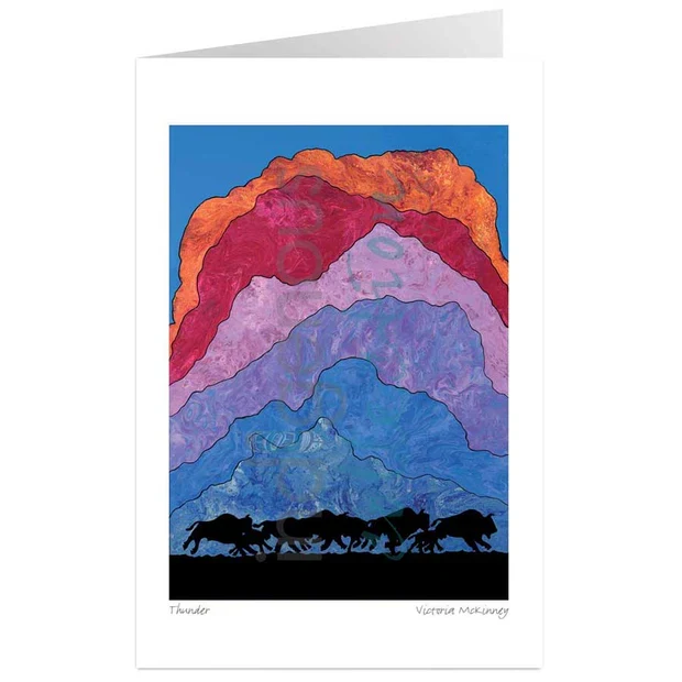 Thunder Wall Art by Victoria McKinney – Indigenous Art Print Canada