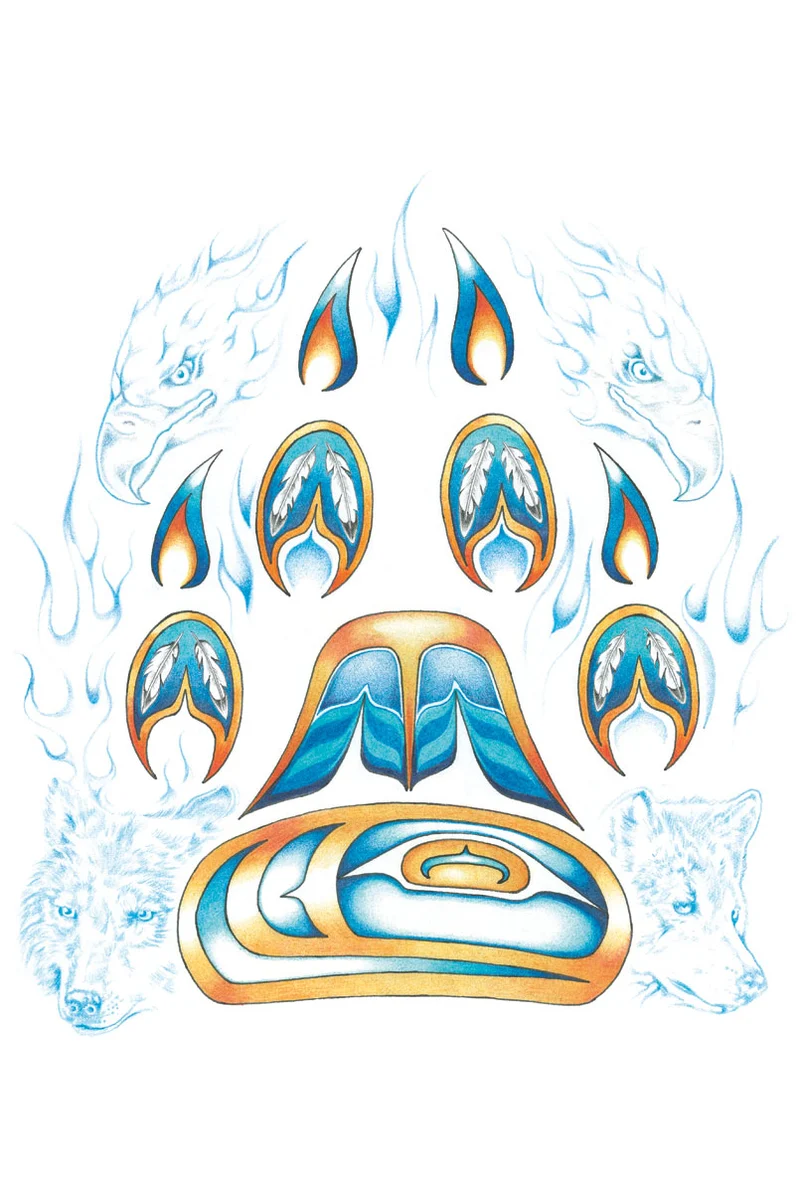 Legacy Wall Art, artwork by Indigenous artist, Hubert V Billy