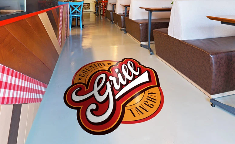 5 mil Non-Slip Floor Laminate Indoor/Outdoor
