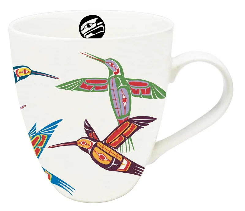 "Four Hummingbirds" Mug - by Indigenous Artist, Ben Houstie